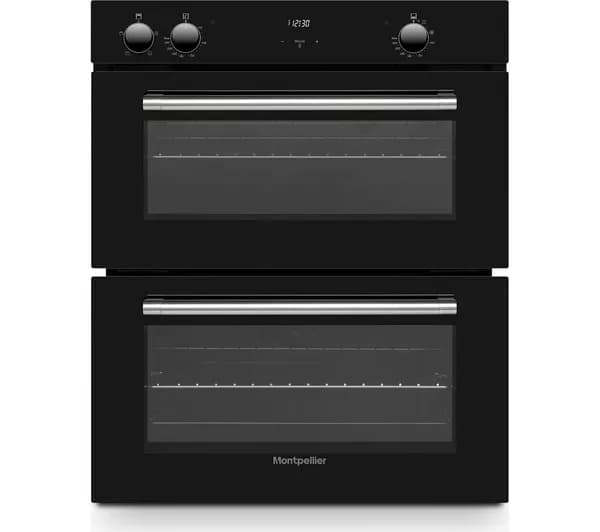 MONTPELLIER MBUDO72 Built-under Double Oven - Black
