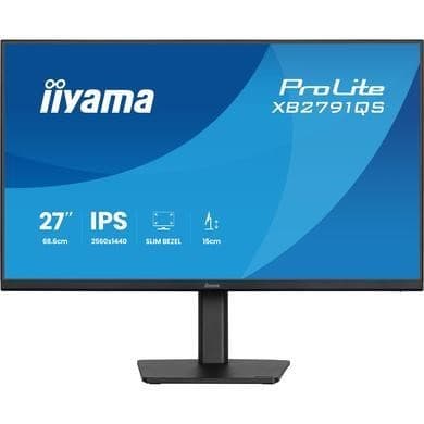 Refurbished iiyama ProLite XB2791QS 27" IPS QHD Heigh Adjustable Monitor