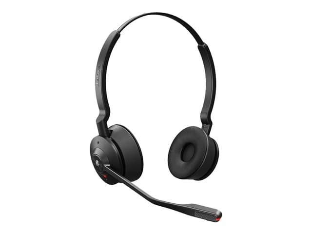 JABRA - Engage 55 Stereo (Low Power) - Headset - on-ear - DECT - wireless - USB-A via DECT adapter - UC certified