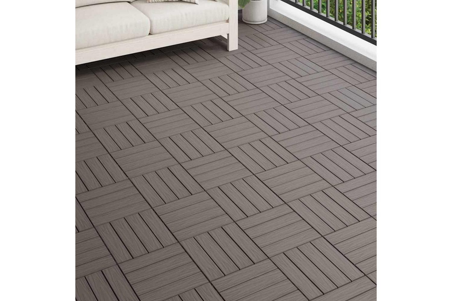 Vidaxl Decking Tiles