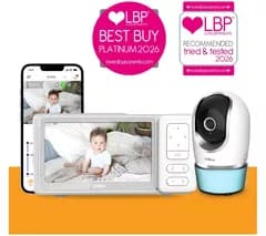 CHILLAX Candle Connected DM568 5" Baby Monitor - White