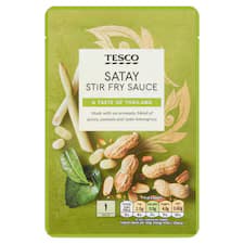 Tesco Satay Stir Fry Sauce 120G