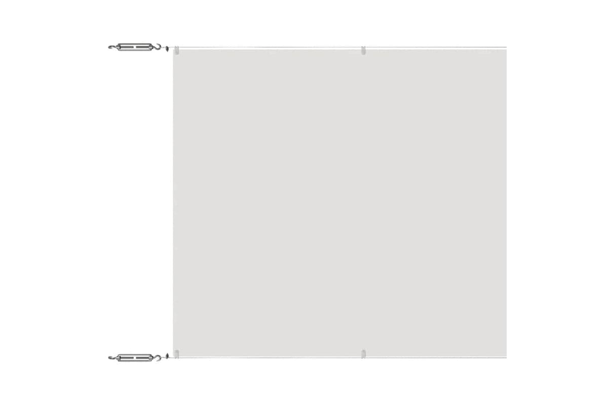 vidaXL 148162 Vertical Awning White 100x1000cm Oxford Fabric