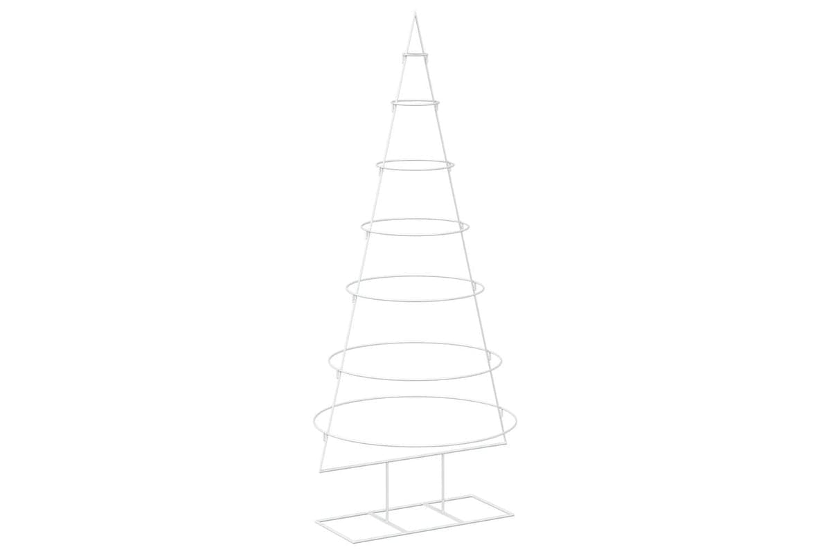 Vidaxl Metal Christmas Tree With Stand Kuopio 180 Cm Steel White