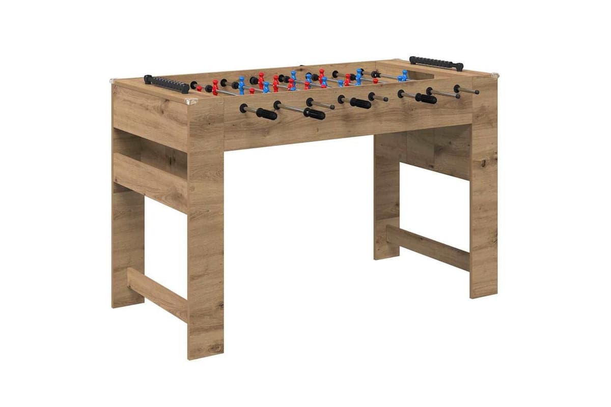 Vidaxl Foosball Table Artisan Oak 125 X 60.5 X 80 Cm Engineered Wood