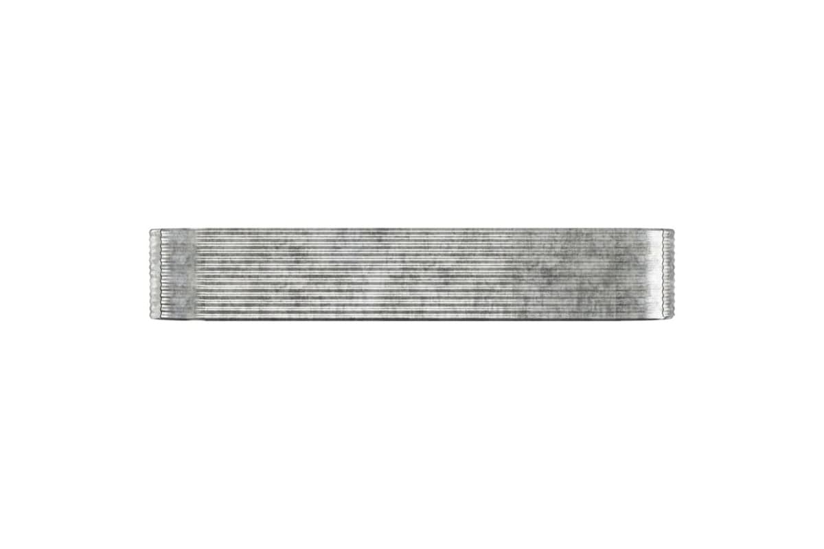 vidaXL 319077 Garden Raised Bed Powder-coated Steel 396x100x68cm Silver