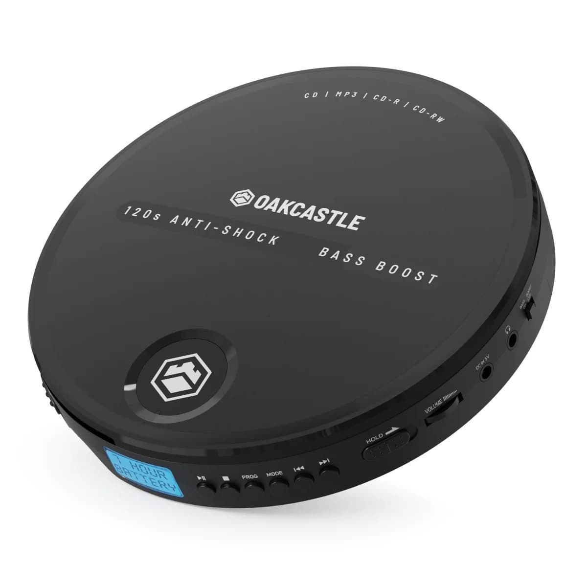 Oakcastle CD10 Portable CD Player, Black | 1000002586