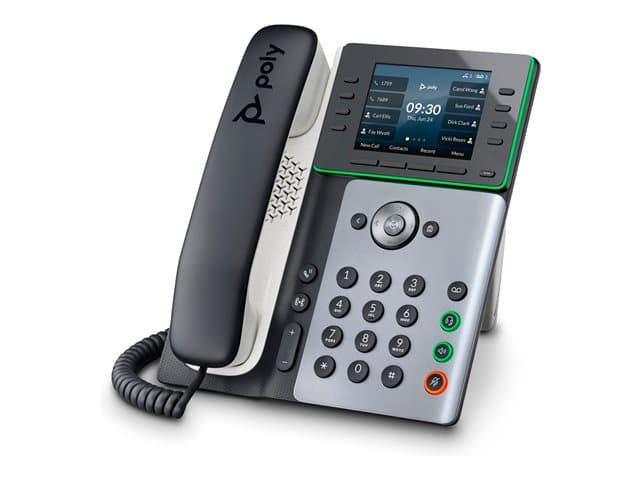 HP - Poly Edge E320 - VoIP phone - with Bluetooth interface - 3-way call capability
