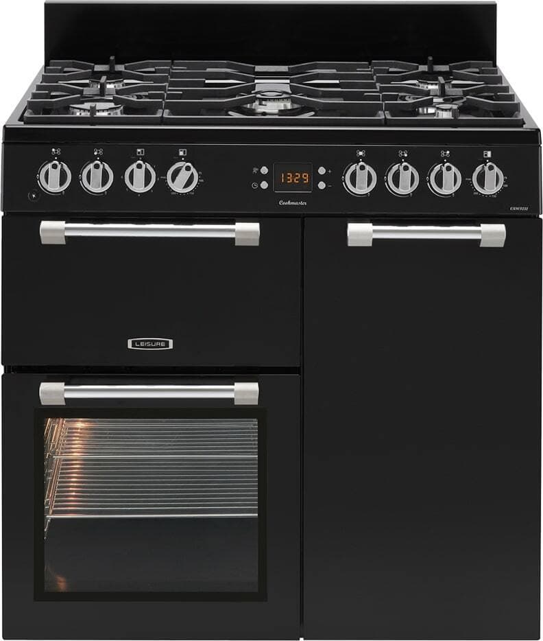Leisure Cookmaster 90cm Dual Fuel Range Cooker | Black