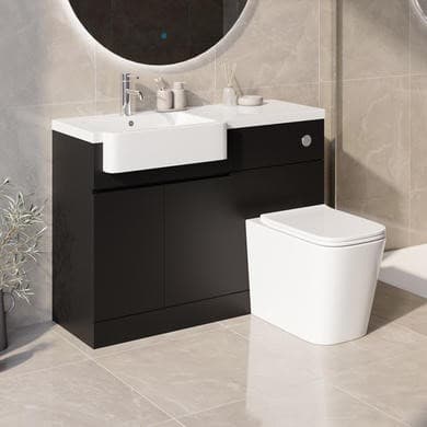 Bali 1100mm Toilet and Sink Unit Left Hand