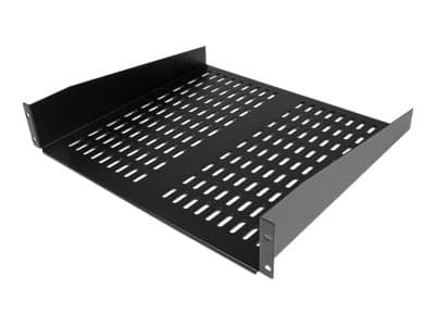 Startech 1U Server Rack Shelf, 2U 16in Universal Fixed Vented Network Rack Shelf/Cantilever Tray for 19" AV/Data/Network Equipment Enclosure w/Cage Nu
