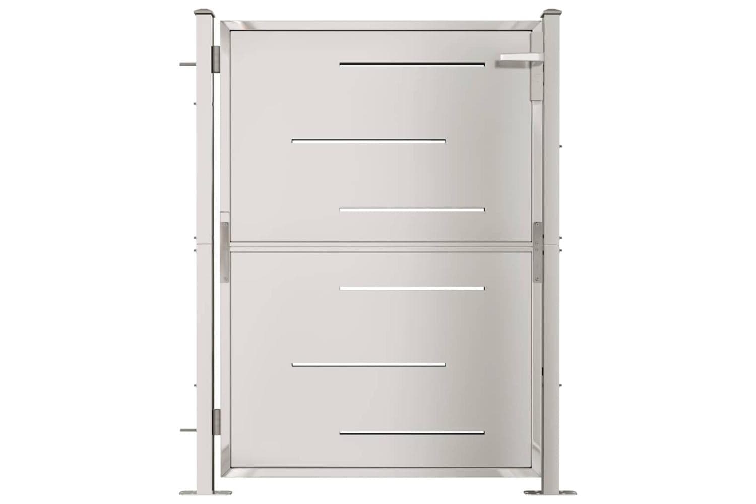 Vidaxl Garden Gate 100x125 Cm Stainless Steel