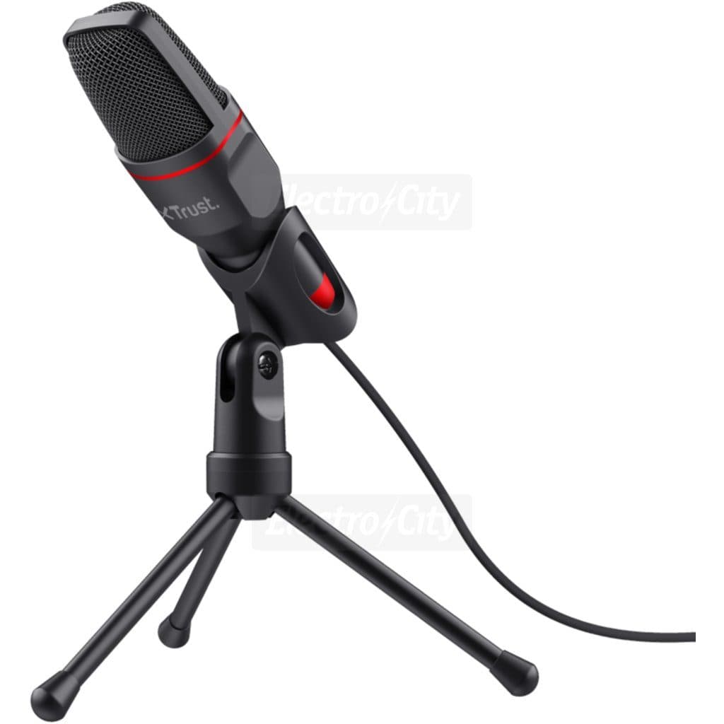 Trust GXT 212 Mico USB Microphone with Tripod Stand | Black