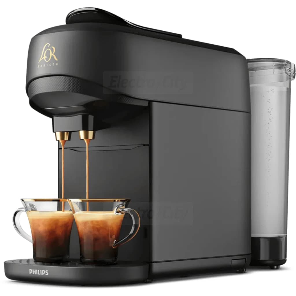 Philips L’Or Absolu 1.2 Litre Automatic Pod Coffee Machine | Deep Black