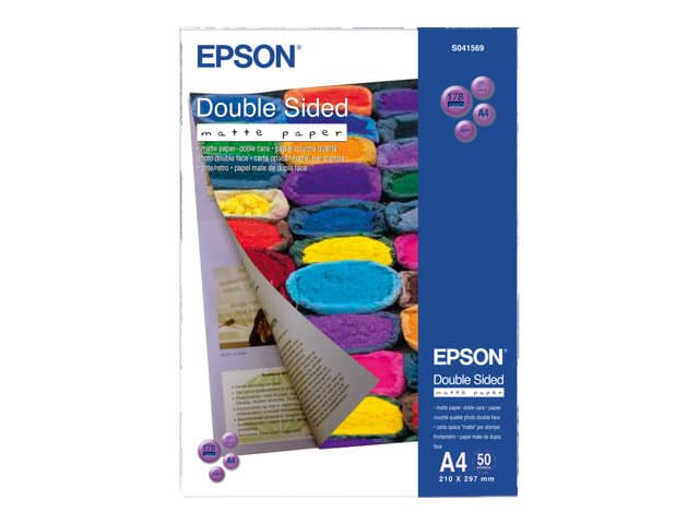 EPSON - Double-Sided Matte Paper - paper - matte - 50 sheet(s) - A4 - 178 g/m²