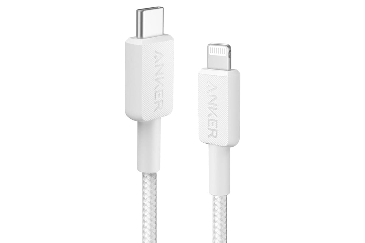 Anker 322 USB-C to Lightning Cable | 1.8m | White