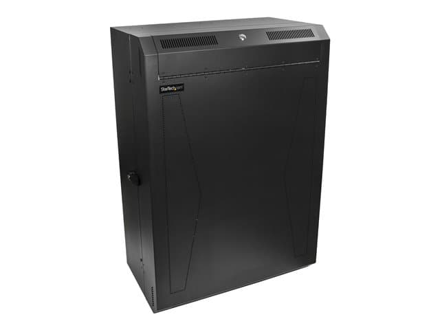STARTECH.COM - Startech 8U 19" Vertical Wall Mount Server Rack Cabinet, Low Profile (15"), 30" Deep Locking Network Enclosure with 2U for Switch Patch Panel Router Mounting IT/Data Cabinet Assembled - 19 Inch Wallmount Rack (RK830WALVS) - Rack enclosure cabinet - wall m