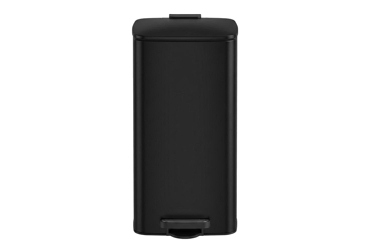 Songmics Pedal Trash Can | Stainless Steel Kitchen Bin | Black | 34 X 28.5 X 54.4 Cm