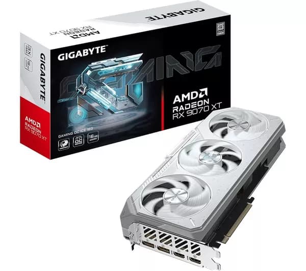 GIGABYTE Radeon RX 9070 XT 16 GB GAMING OC ICE Graphics Card