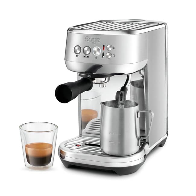 Sage The Bambino Plus Coffee Machine Stainless Steel | SES500BSS4GUK1