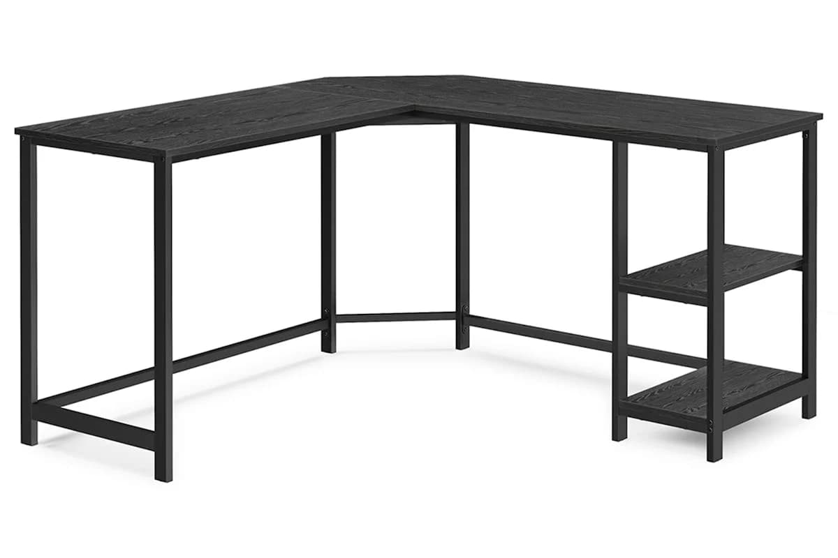 Vasagle L-Shaped Computer Desk | Black