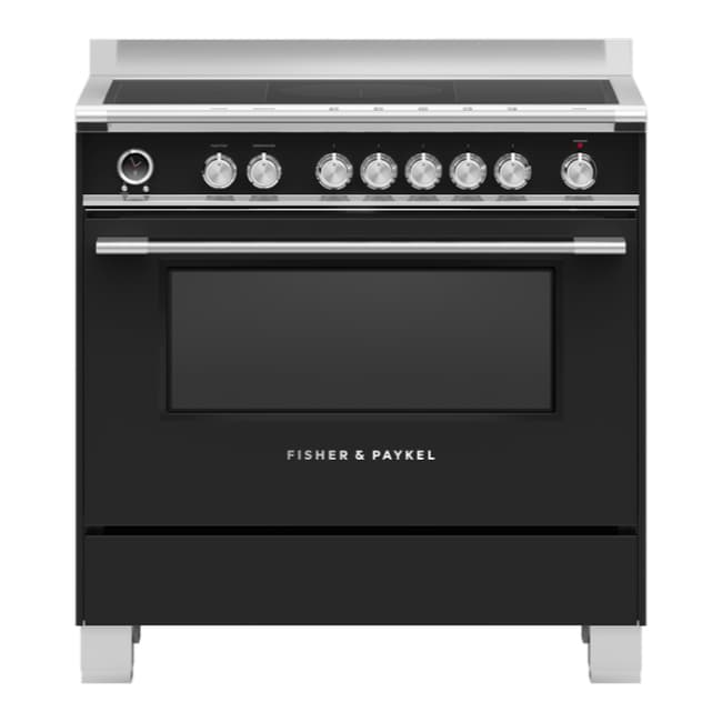 Fisher & Paykel 90cm 5 Zone Induction Cooker in Black | OR90SCI6B1