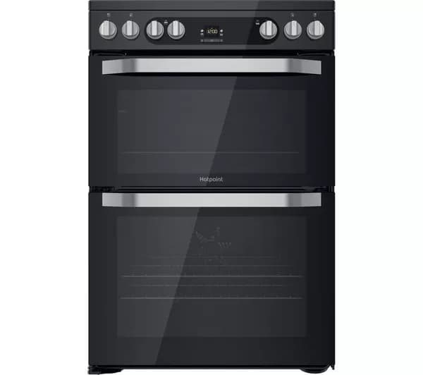 HOTPOINT HDM67V9HCX 60 cm Electric Ceramic Cooker - Black