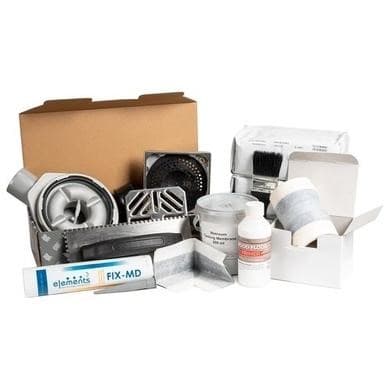 ALMOST PERFECT - Installation Kit for Square Drain Wet Room Tray  - Live Your Colour