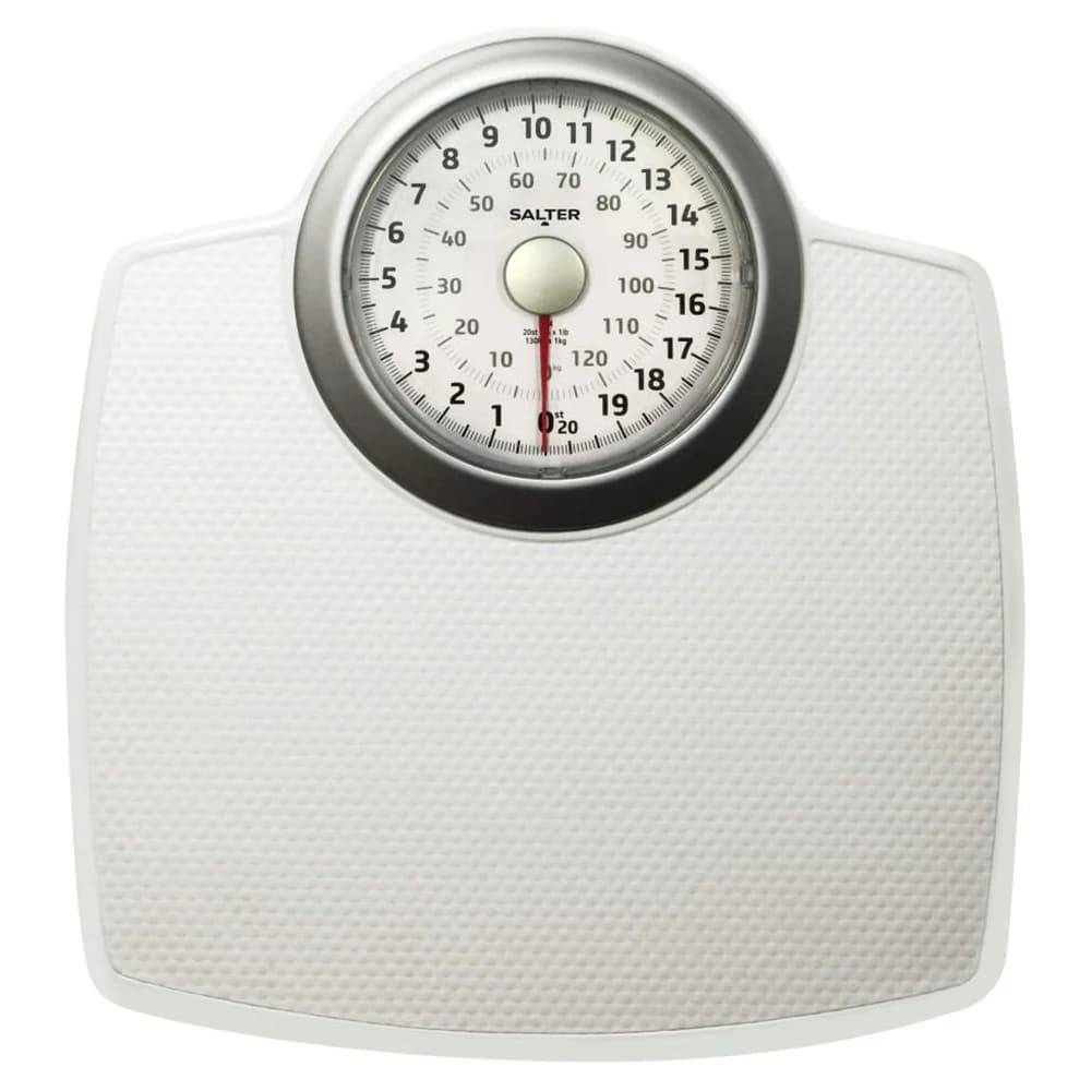 Salter Classic Mechanical Bathroom Scale - White | 144WHSVDR