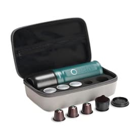 Nano Portable Espresso Machine Forest Green Bundle