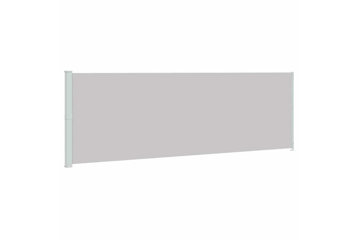 vidaXL 317974 Patio Retractable Side Awning 200x600cm Grey