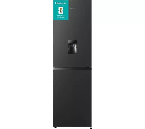 HISENSE RB327N4WBE 50/50 Fridge Freezer - Black