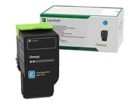 LEXMARK - Extra High Yield - cyan - original - toner cartridge - LCCP, LRP
