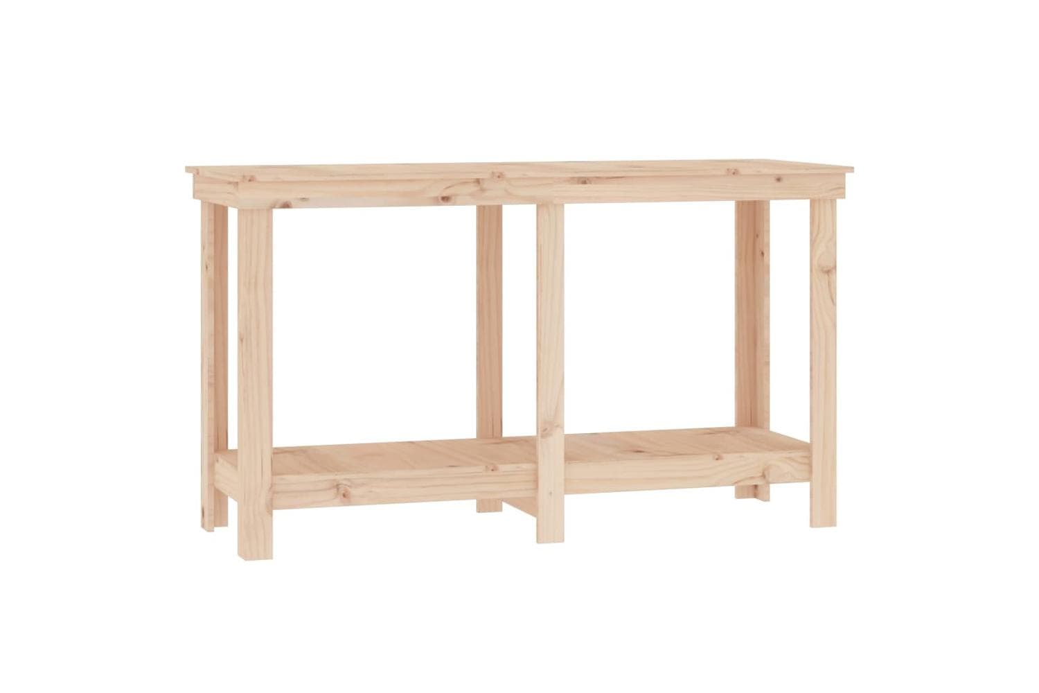 vidaXL 822506 Work Bench 140x50x80cm Solid Wood Pine