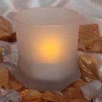 AMORE Frosted Glass Candle...