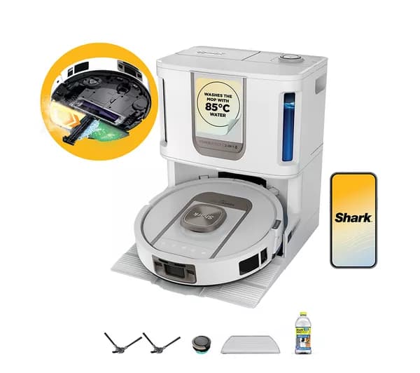 SHARK ThermaCharged PowerDetect RV2900XEUKWH Robot Vacuum Cleaner - White