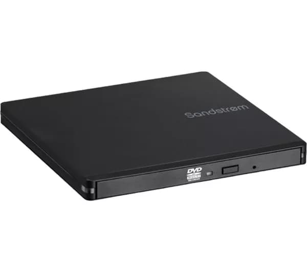 SANDSTROM SEDVDBK26 Ultra Slim External CD/DVD Writer - Black