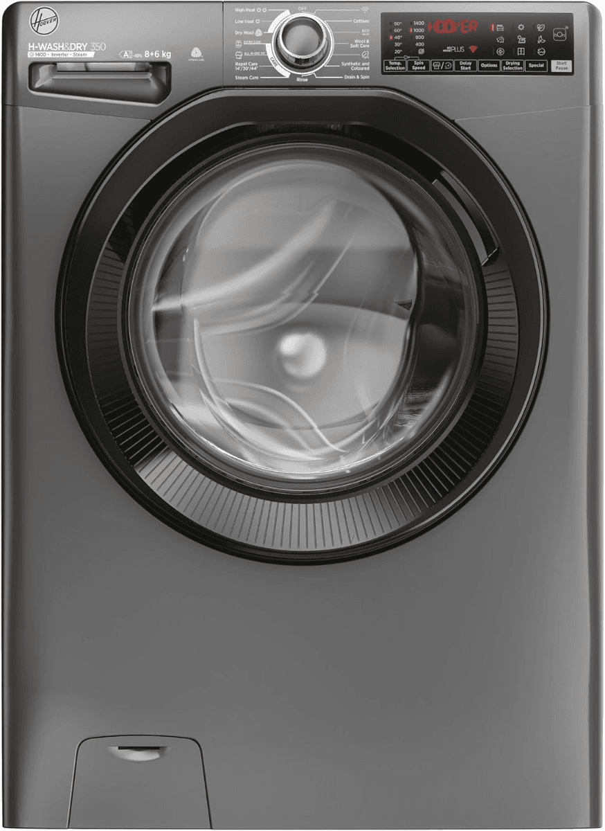 Hoover H3DPS6966TAMBR80, 9/6KG, Washer Dryer, Graphite