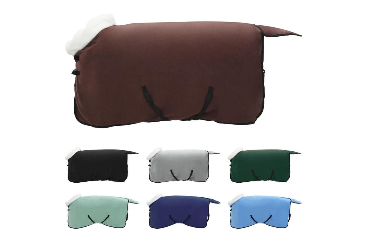 Vidaxl Horse Blanket Full Dark Brown 95 Cm Polar Fleece