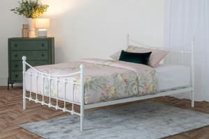 Diane Bed Frame | King | 5ft | White