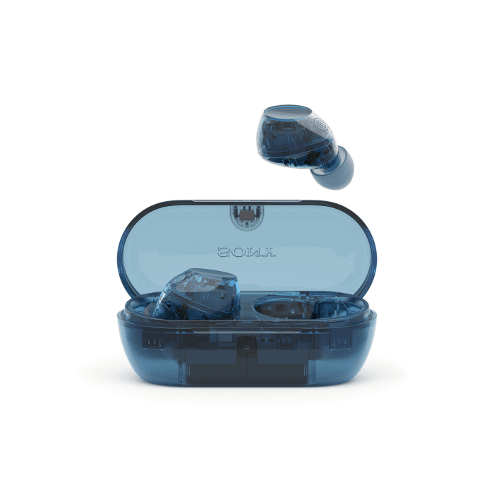 Sony WFC710NLCE7, Wireless Bluetooth Noise Cancelling Earbuds, Blue