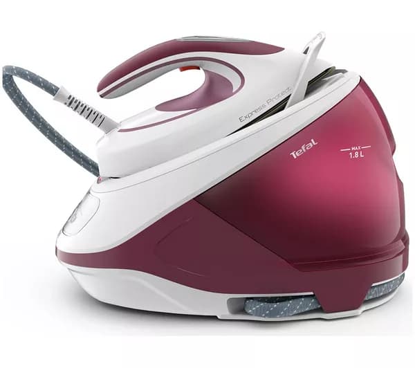 TEFAL Express Protect SV9201 Steam Generator Iron - White & Burgundy