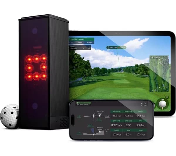 SQUARE GOLF Indoor Golf Launch Monitor - Black