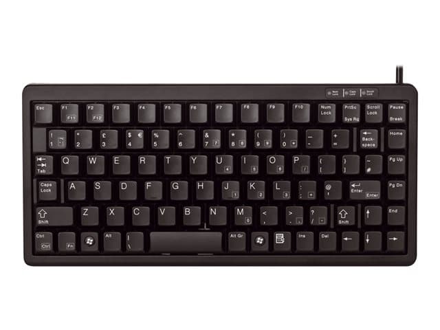 Cherry - G84-4100 Compact Keyboard - keyboard - UK - black Input Device