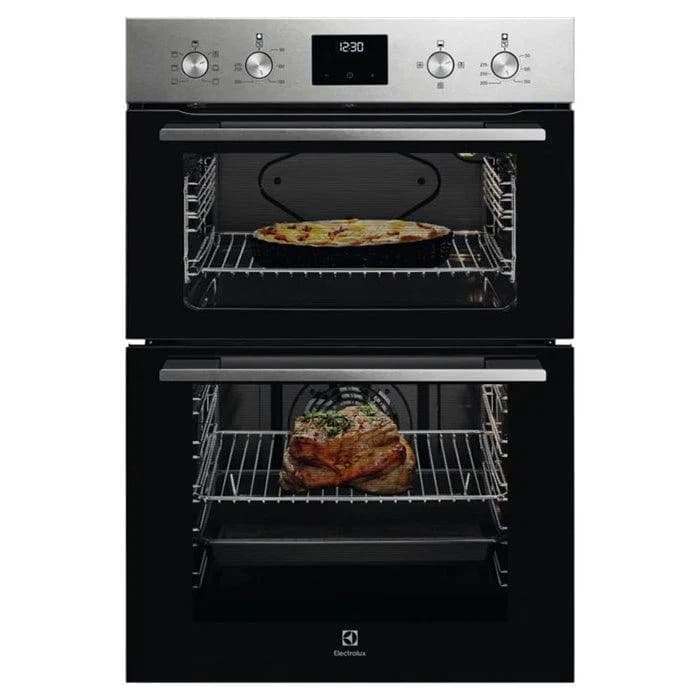 Electrolux 108L Built-In Electric Double Oven - Stainless Steel | KDFGE40TX