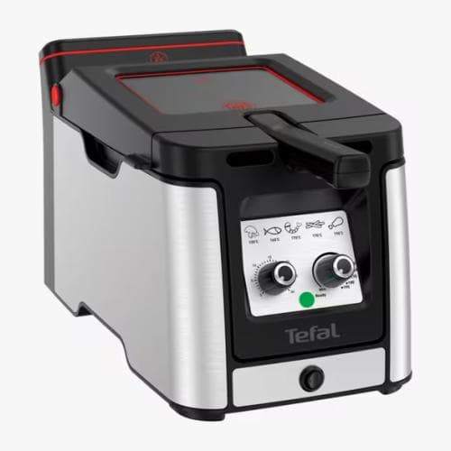 TEFAL Clear Duo Deep Fryer - Stainless Steel...