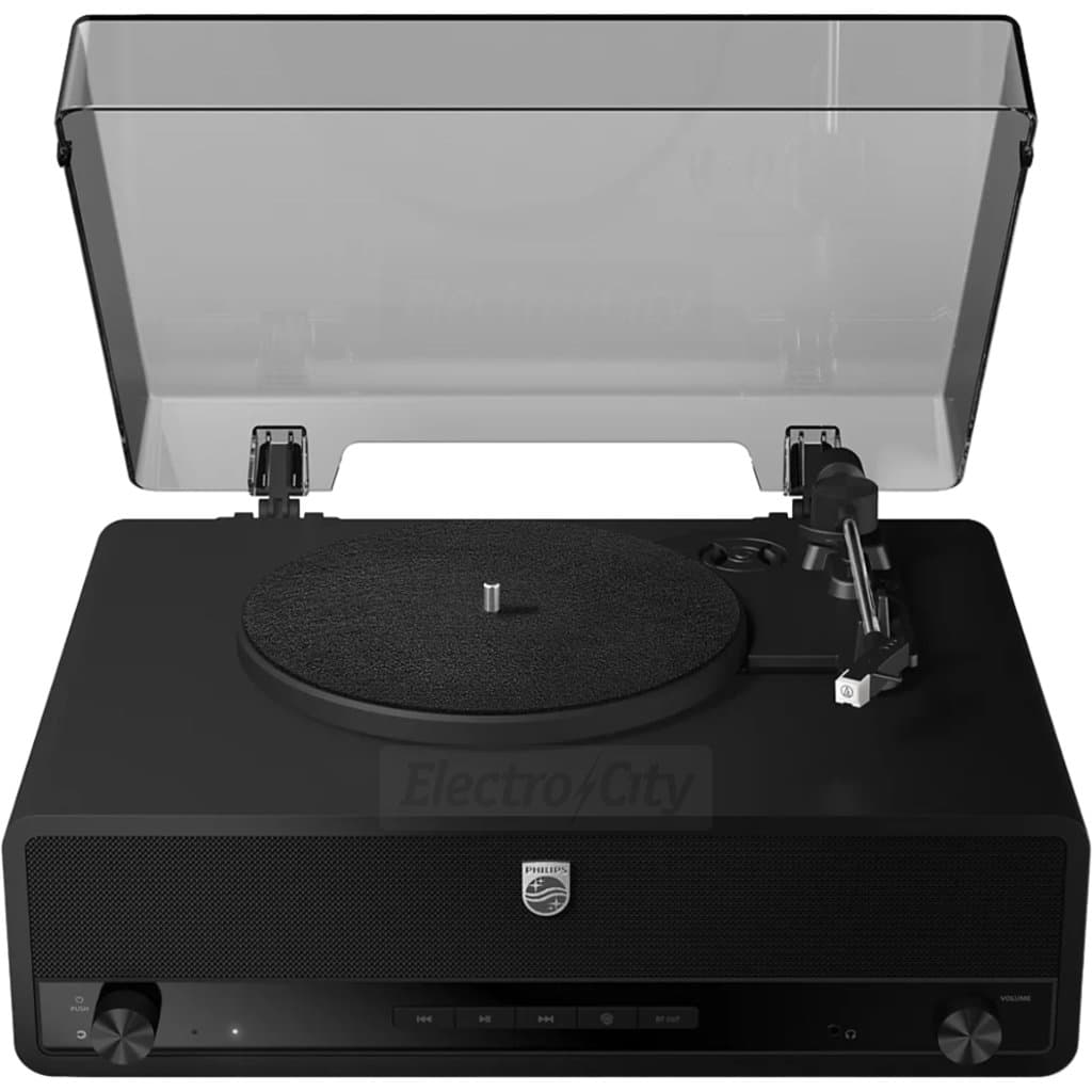 Philips Century Belt-Drive Automatic Turntable | Black