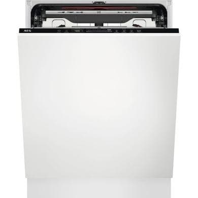 Refurbished AEG Fully integrated 60cm GlassCare, 14ps, 160 Minutes, 60 Minutes, 90 Minutes; AUTO Sense, Eco, Machine Care, Quick 30 Minutes, black control panel, A rated