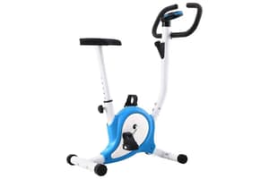 Vidaxl Exercise Bike With Belt Resistance Blue