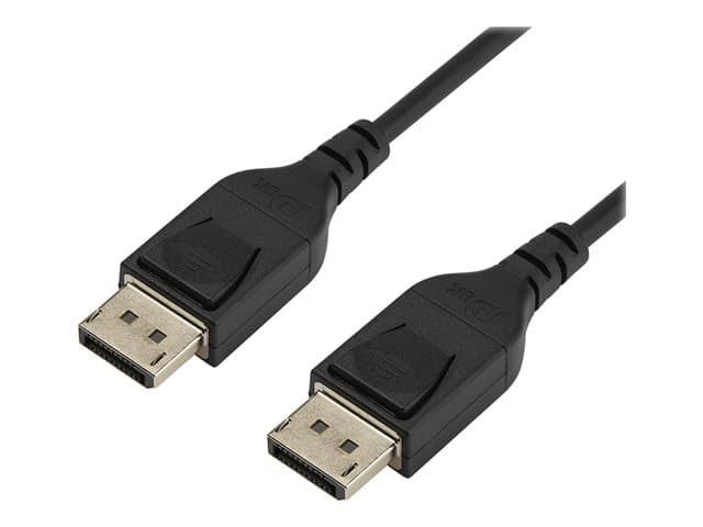 STARTECH.COM - StarTech 6ft/2m VESA Certified DisplayPort 1.4 Cable, 8K 60Hz HBR3 HDR, Super UHD DisplayPort to DisplayPort Monitor Cord, Ultra HD 4K 120Hz DP 1.4 Slim Video Cable M/M DP Connectors - DP 1.4 Latching Cable - DisplayPort